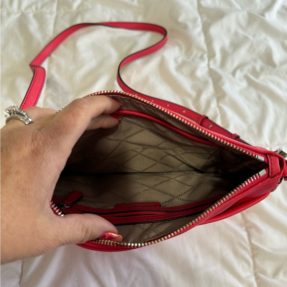 Michael Kors Jet Set Charm North/South Crossbody, Pink - Picture 2 of 3